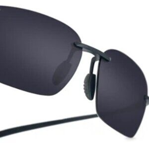 Shady Rays Black Huron Matte Black Polarized Sunglasses, Unisex - New